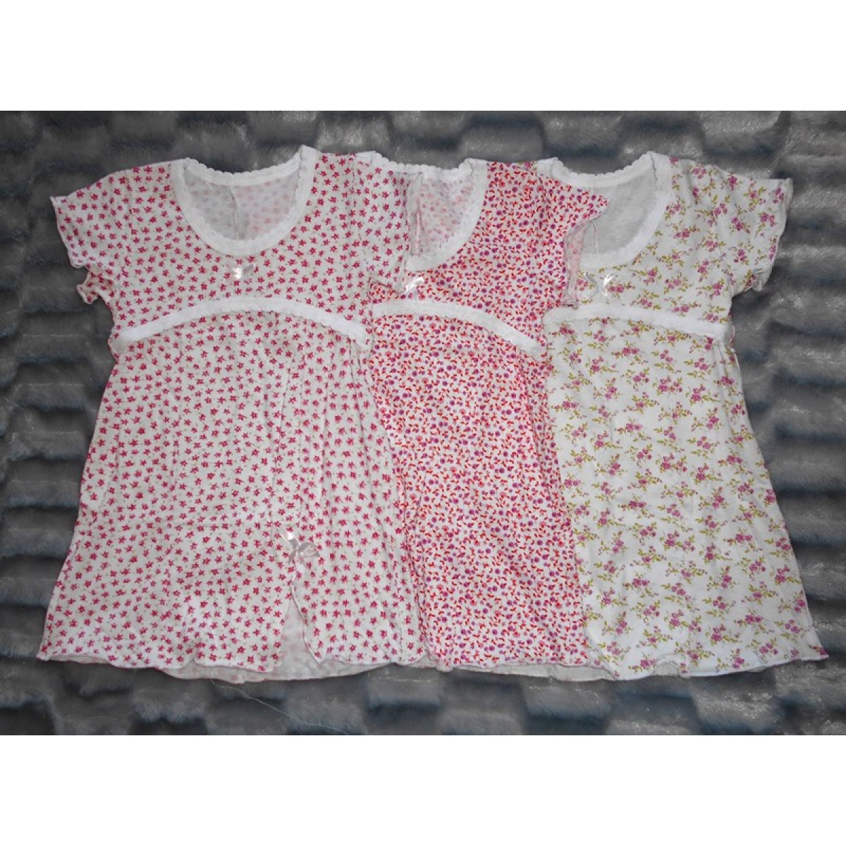 Детская ночная рубашка для девочки, ночная сорочка, короткий рукав, 100% хлопок, Россия